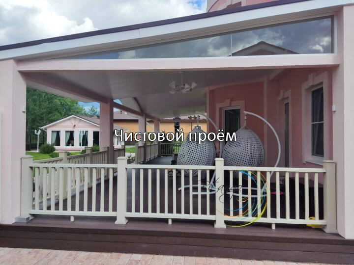 Проём, готовый к установке Slide